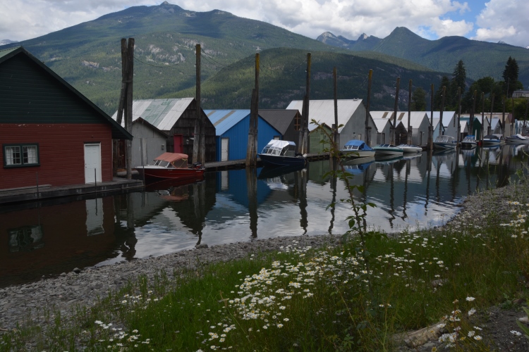 around Kaslo the town